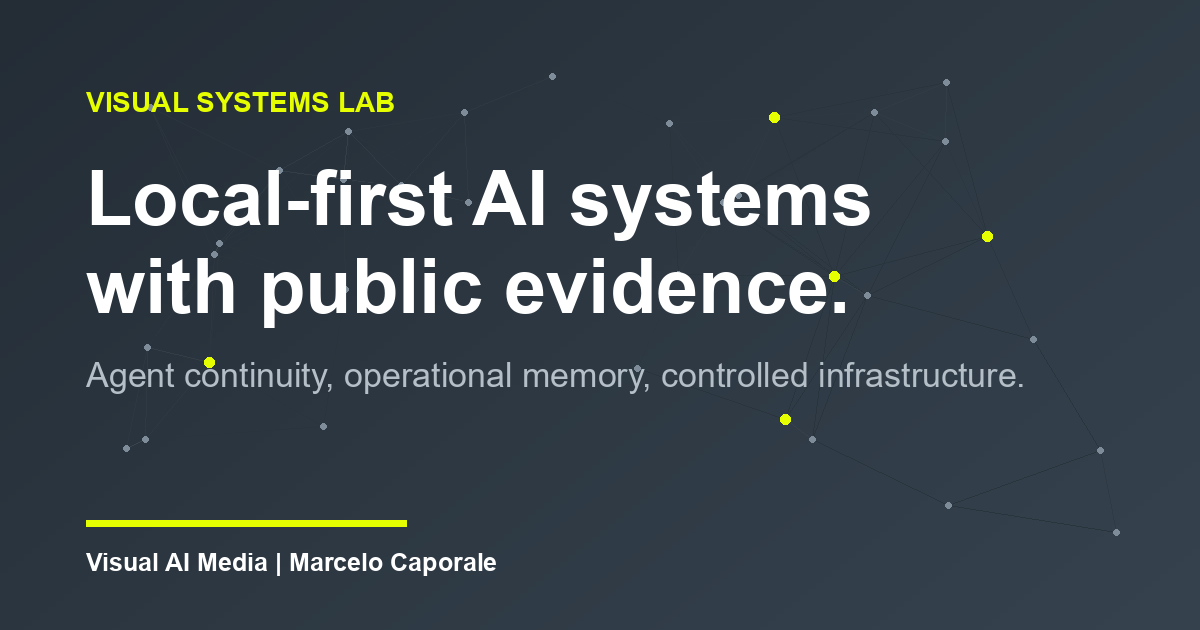 Visual Systems Lab - Local-first AI systems and public evidence